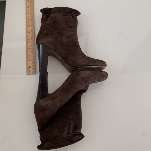 Dkny Shoes - DKNY brown suede booties